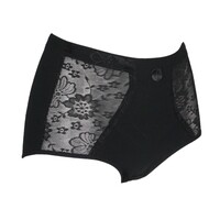 Dames tailleslip H201 van J&C  licht corrigerend Zwart