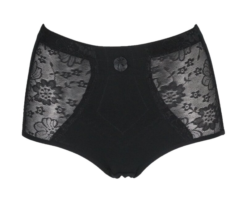 Dames tailleslip H201 van J&C  licht corrigerend Zwart