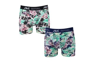 J&C Underwear 2-pack Heren Boxershorts H250 J&C katoen geprint J&C Underwear 2-pack Heren Boxershorts H250 J&C katoen geprint
