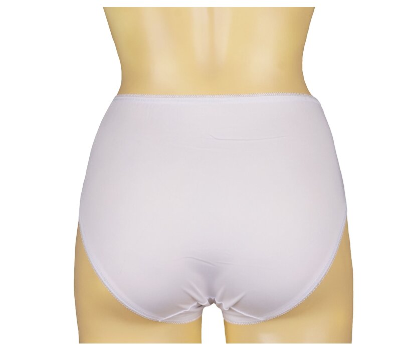 J&C DAMES TAILLESLIP MET KANT WIT H805