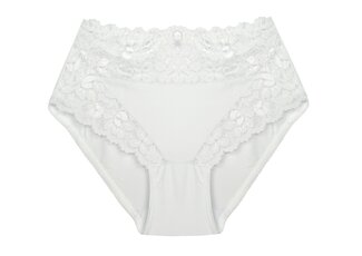 J&C Underwear J&C DAMES TAILLESLIP MET KANT WIT H805