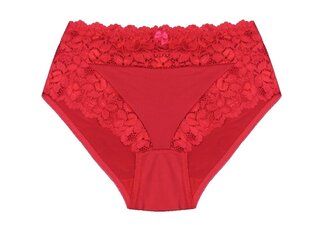 J&C Underwear J&C DAMES TAILLESLIP MET KANT ROOD H805
