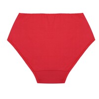J&C DAMES TAILLESLIP MET KANT ROOD H805