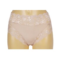J&C DAMES TAILLESLIP MET KANT HUID H805