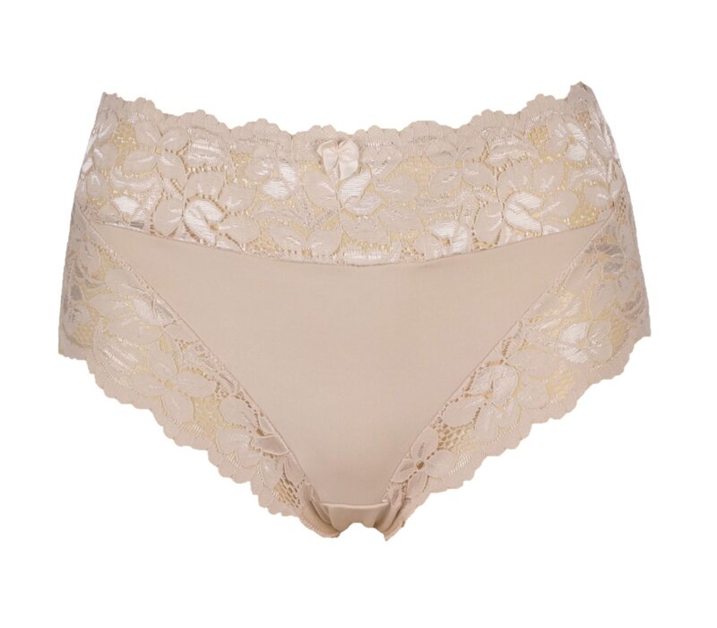 J&C DAMES TAILLESLIP MET KANT HUID H805