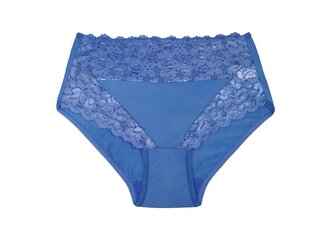 J&C Underwear J&C DAMES TAILLESLIP MET KANT BLUE H805