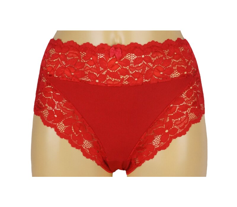 6-PACK J&C DAMES TAILLESLIP MET KANT H805 MIX