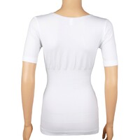 Dames lichtcorrigerend hemd 6200 van J&C  met korte mouw Wit