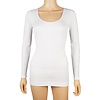 J&C Underwear Dames lichtcorrigerend hemd 6355 van J&C met lange mouw Wit