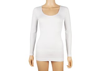 J&C Underwear Dames lichtcorrigerend hemd 6355 van J&C met lange mouw Wit