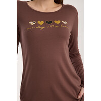 Dames Pyjama Elise met lange mouw van Gionettic