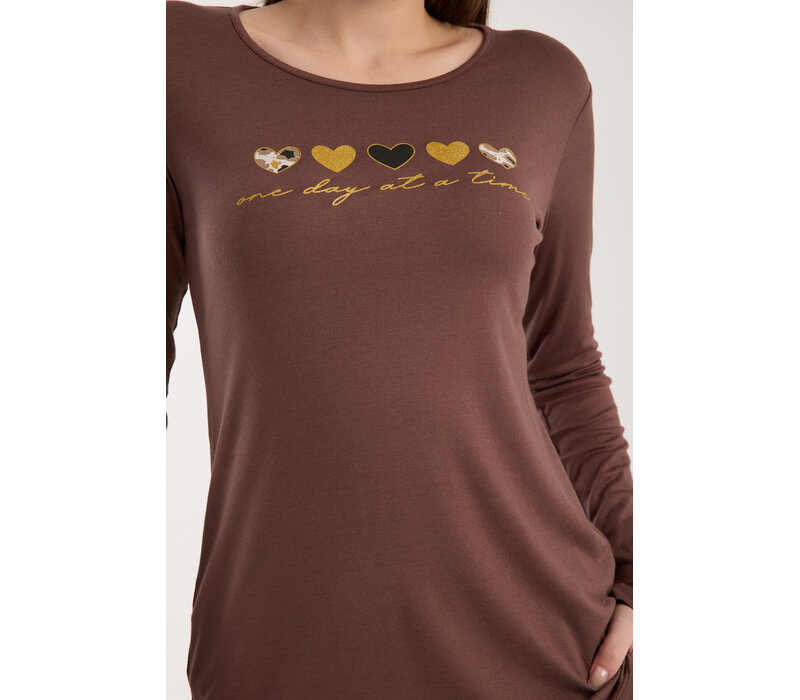 Dames Pyjama Elise met lange mouw van Gionettic