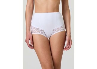 Jadea Jadea Dames taille slip met kant Wit