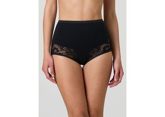Jadea Jadea Dames taille slip met kant Zwart