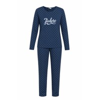 Dames katoenen Pyjama Jade van Gionettic met lange mouw
