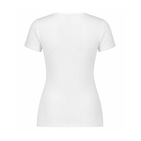 5-PACK DAMES T-SHIRT MET O-HALS EN KORTE MOUW M3000 WIT