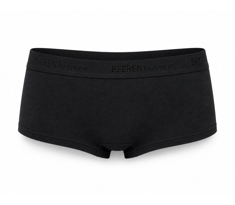 Beeren 3-pack Dames hipster Beeren Young Zwart