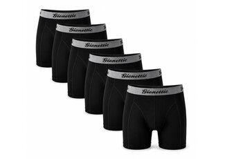 Gionettic 6-PACK GIONETTIC MODAL HEREN BOXERSHORTS ZWART