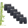 Gionettic 6-PACK GIONETTIC BAMBOE HEREN BOXERSHORTS ANTRACIET