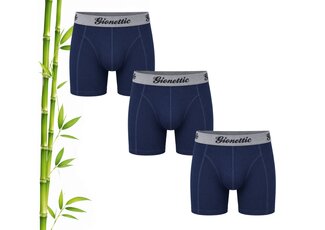 Gionettic GIONETTIC BAMBOE HEREN BOXERSHORTS 3-PAK MARINE