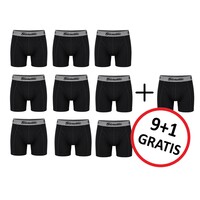 9+1 GRATIS PACK GIONETTIC MODAL HEREN BOXERSHORTS ZWART