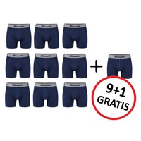 9+1 GRATIS PACK GIONETTIC MODAL HEREN BOXERSHORTS MARINE
