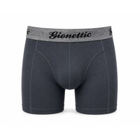9+1 GRATIS PACK GIONETTIC BAMBOE HEREN BOXERSHORTS ANTRACIET