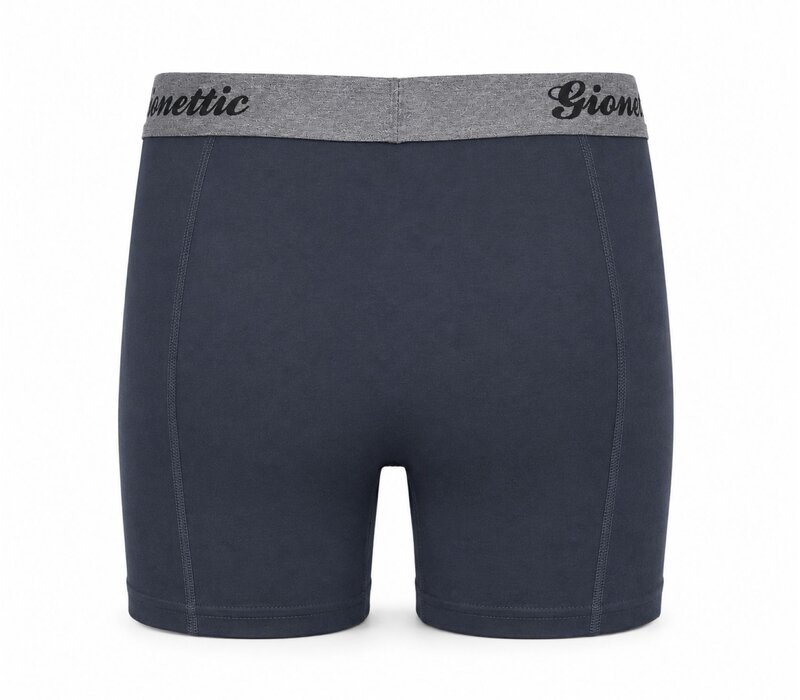 9+1 GRATIS PACK GIONETTIC BAMBOE HEREN BOXERSHORTS ANTRACIET