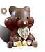 Chocolade Beer met Foto en  2 Zoenen