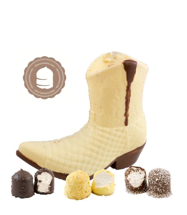 Chocolade Cowboy Laars met  2 Chocozoenen