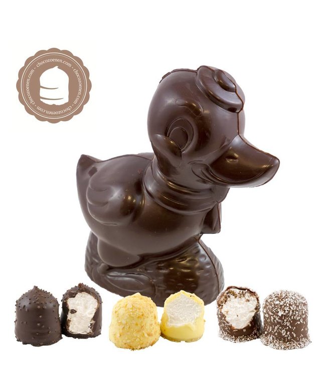 Chocolade Eend met 2 Chocozoenen