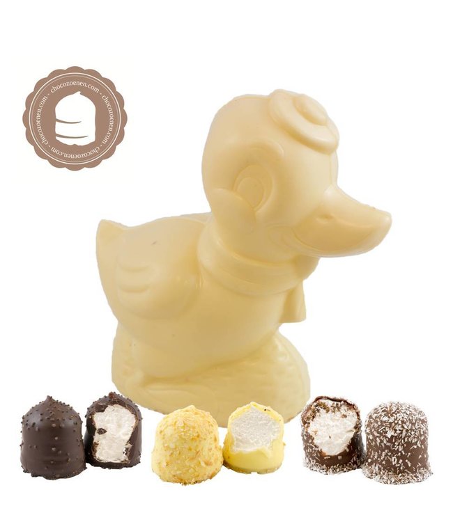 Chocolade Eend met 2 Chocozoenen