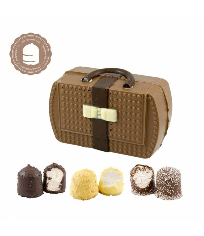 Chocolade Handtasje met 2 Chocozoenen