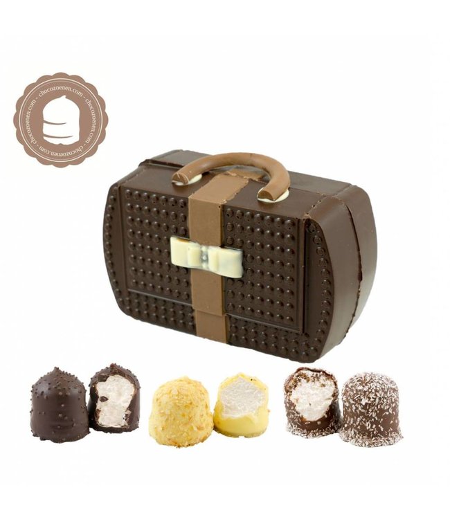 Chocolade Handtasje met 2 Chocozoenen