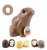 Chocolade Kikker met Foto en  6 Zoenen