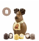 Chocolade Rudolf met Foto en  6 Zoenen