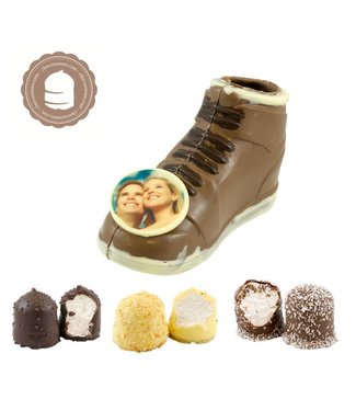 Chocolade Sneaker met Foto en  6 Zoenen