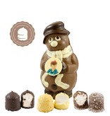 Chocolade Sneeuwman met Foto en  6 Zoenen