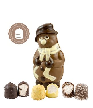 Chocolade Sneeuwman met  6 Chocozoenen