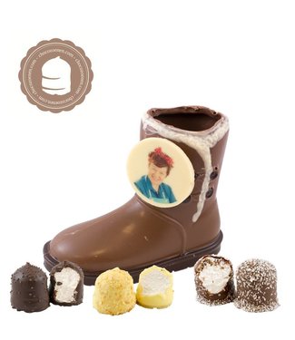 Chocolade Ugg met Foto en  6 Zoenen