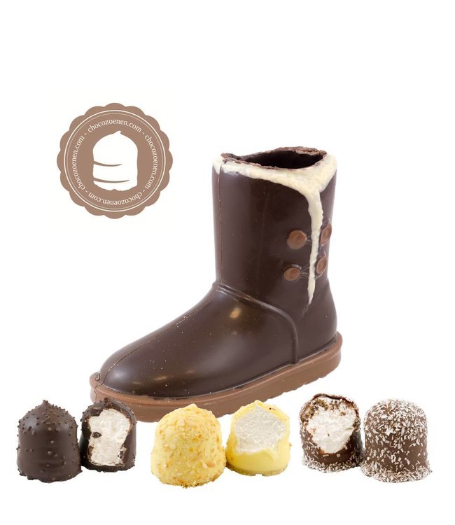 Chocolade Ugg met  2 Chocozoenen