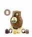 Chocolade Uil met Foto en  2 Zoenen