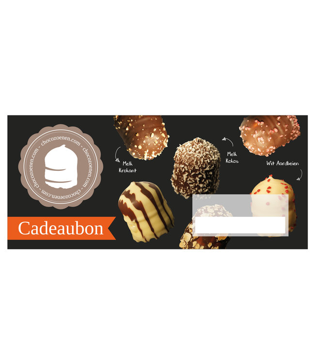 Cadeaukaart Chocozoenen