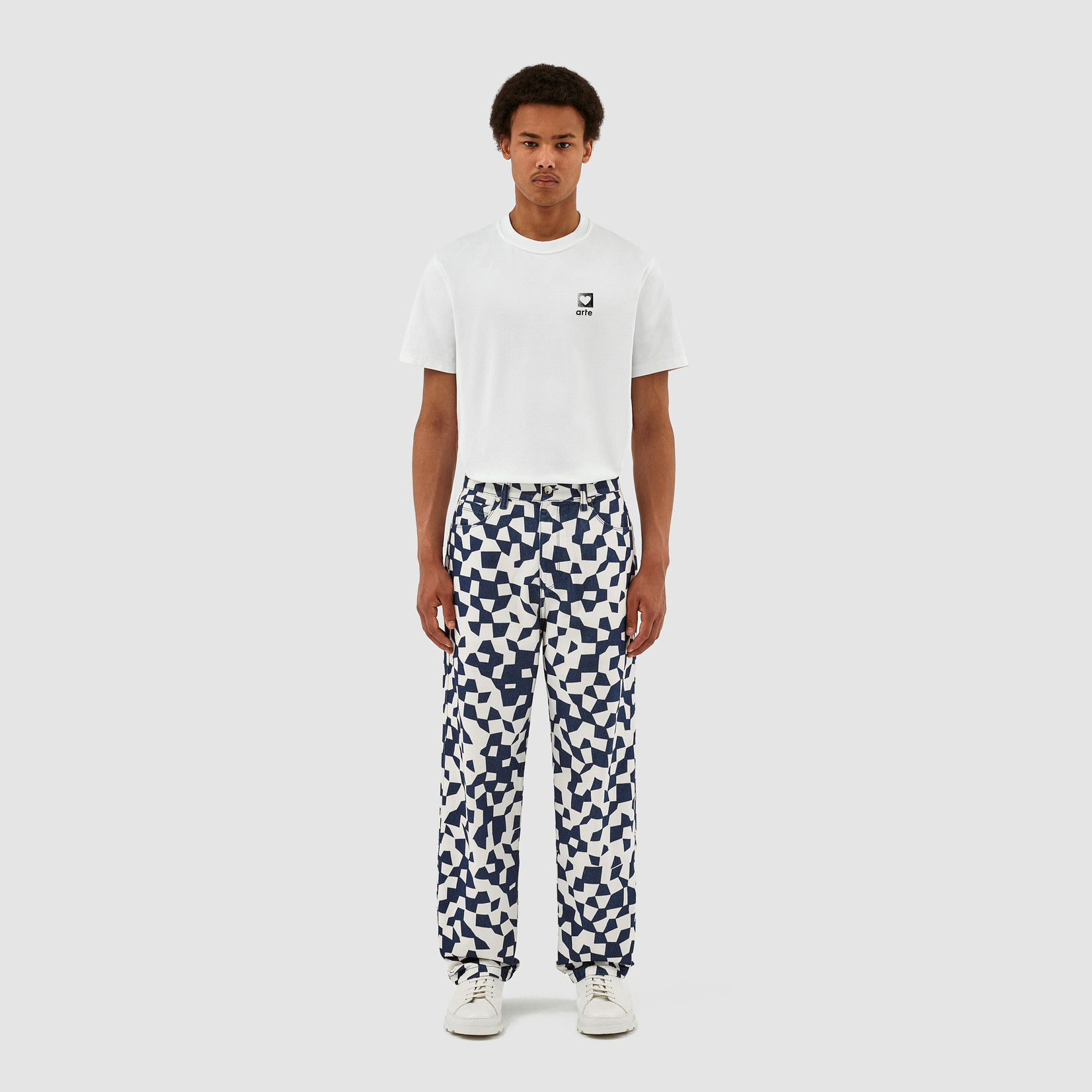 ARTE ARTE PAUL ABSTRACT PANTS