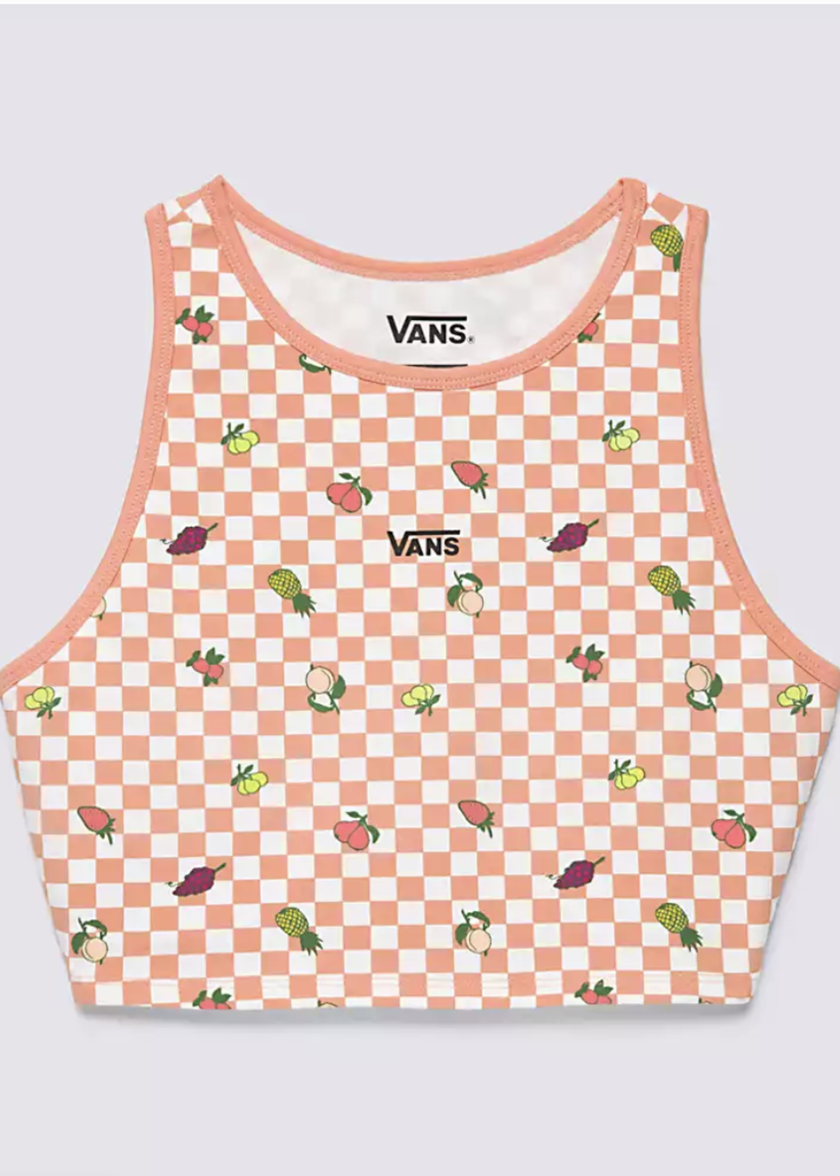 VANS W VANS LONGLINE RACEBACK PRINT BRALETTE SUN BAKED