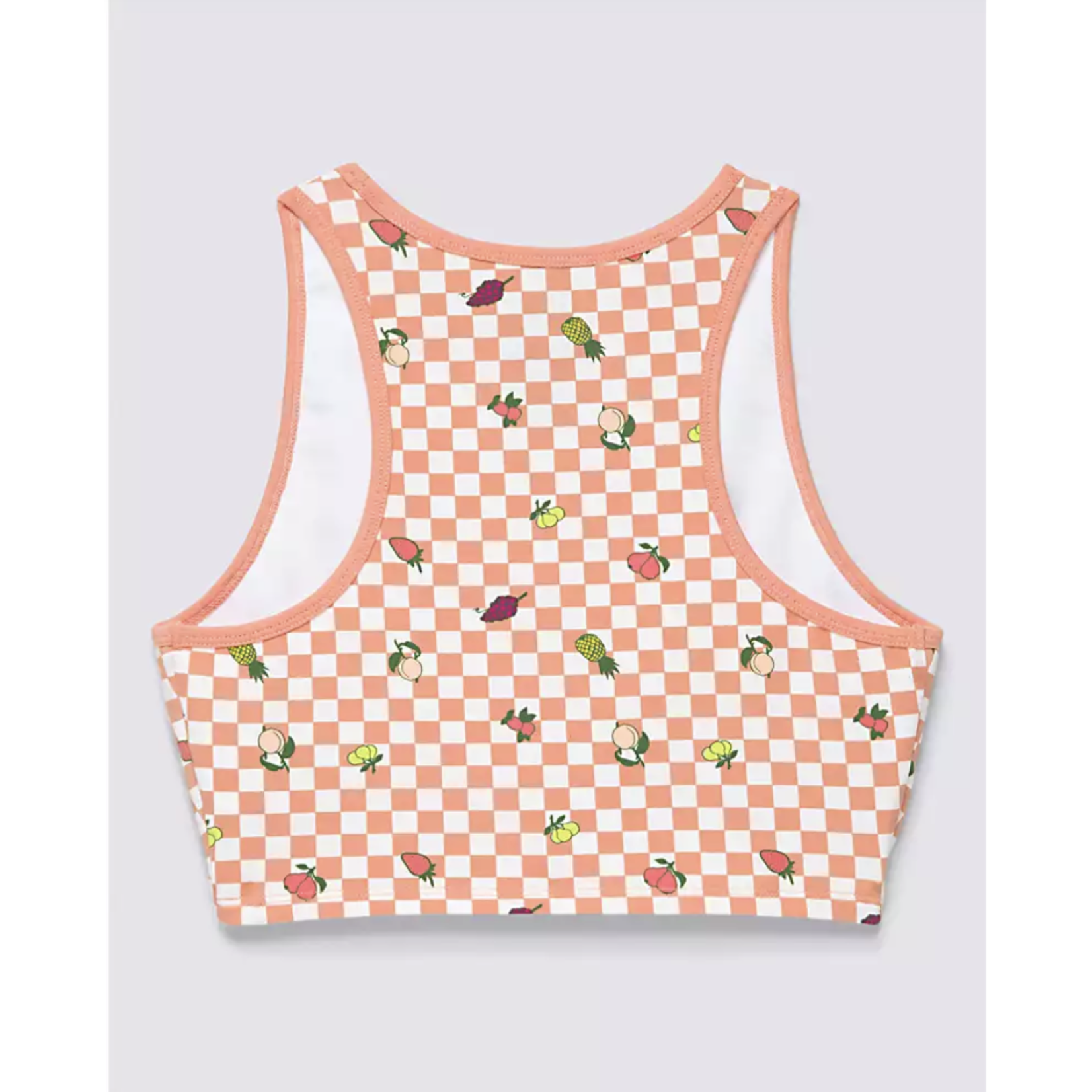 VANS W VANS LONGLINE RACEBACK PRINT BRALETTE SUN BAKED