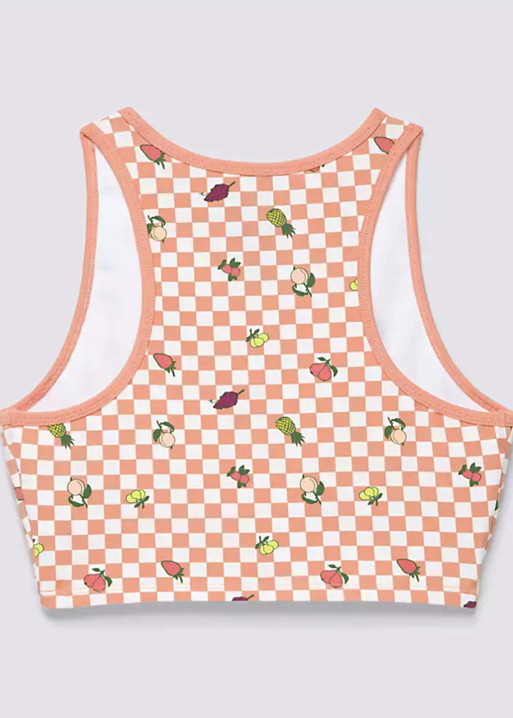 VANS W VANS LONGLINE RACEBACK PRINT BRALETTE SUN BAKED