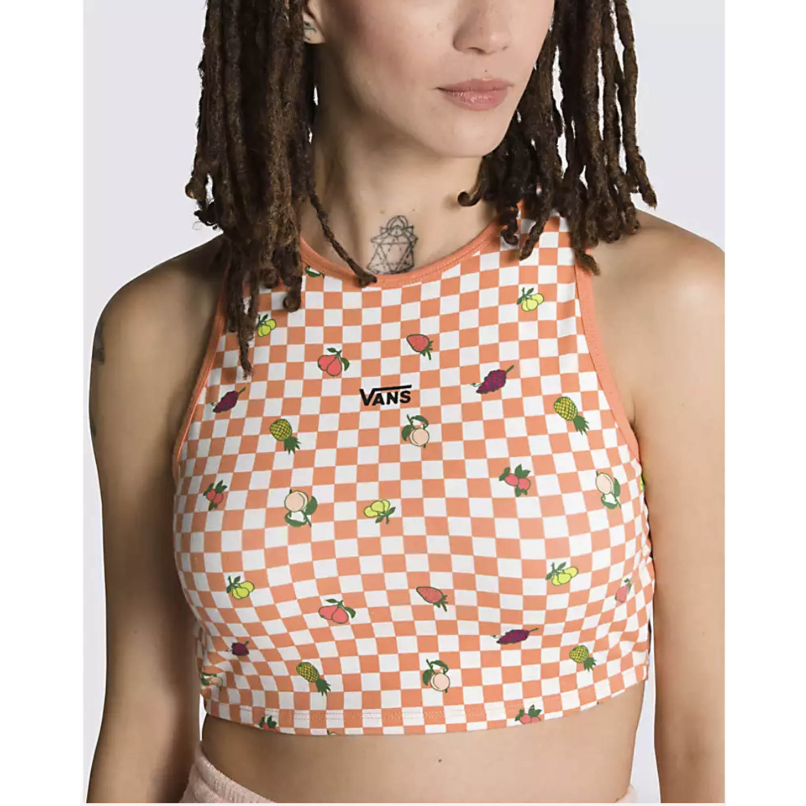 VANS W VANS LONGLINE RACEBACK PRINT BRALETTE SUN BAKED