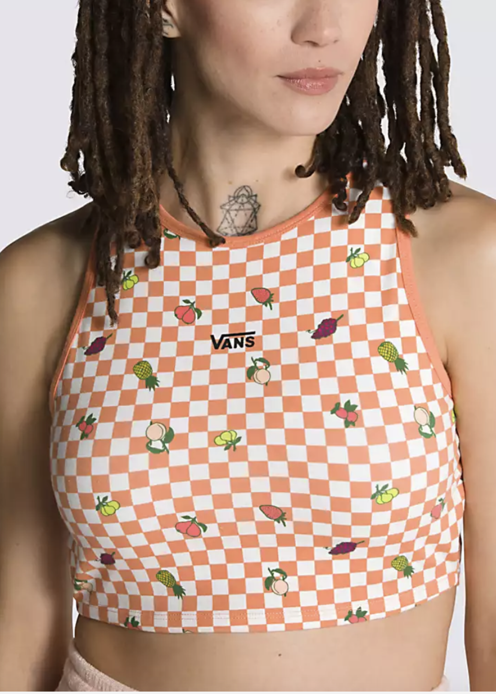 VANS W VANS LONGLINE RACEBACK PRINT BRALETTE SUN BAKED