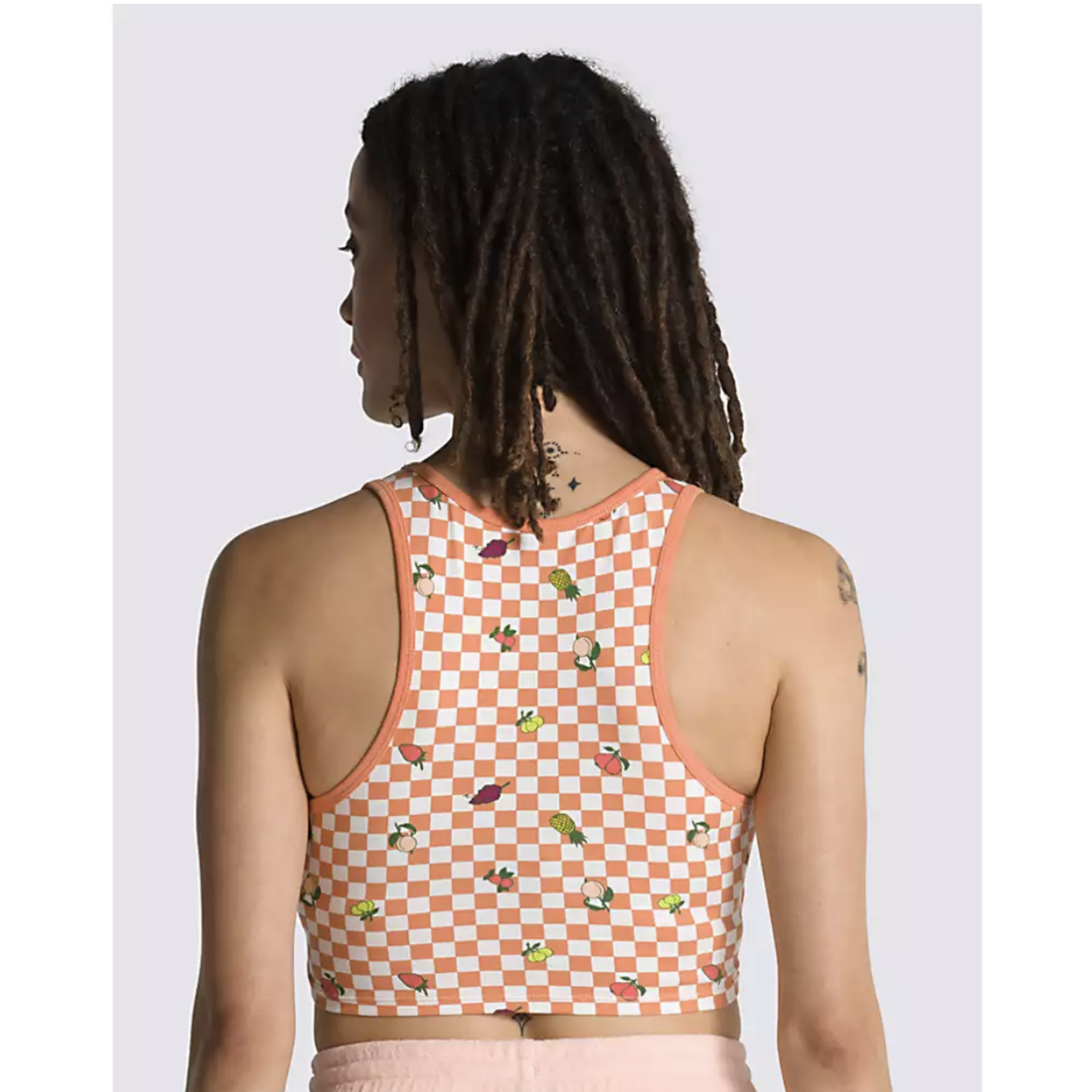 VANS W VANS LONGLINE RACEBACK PRINT BRALETTE SUN BAKED